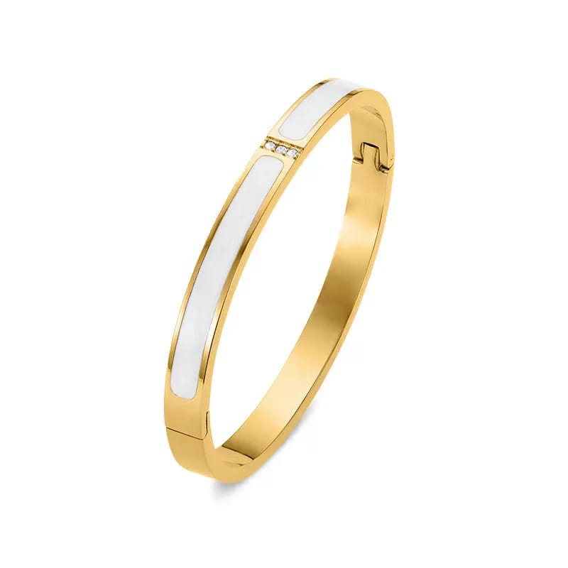 women’s bangle with Rhinestone Inlay