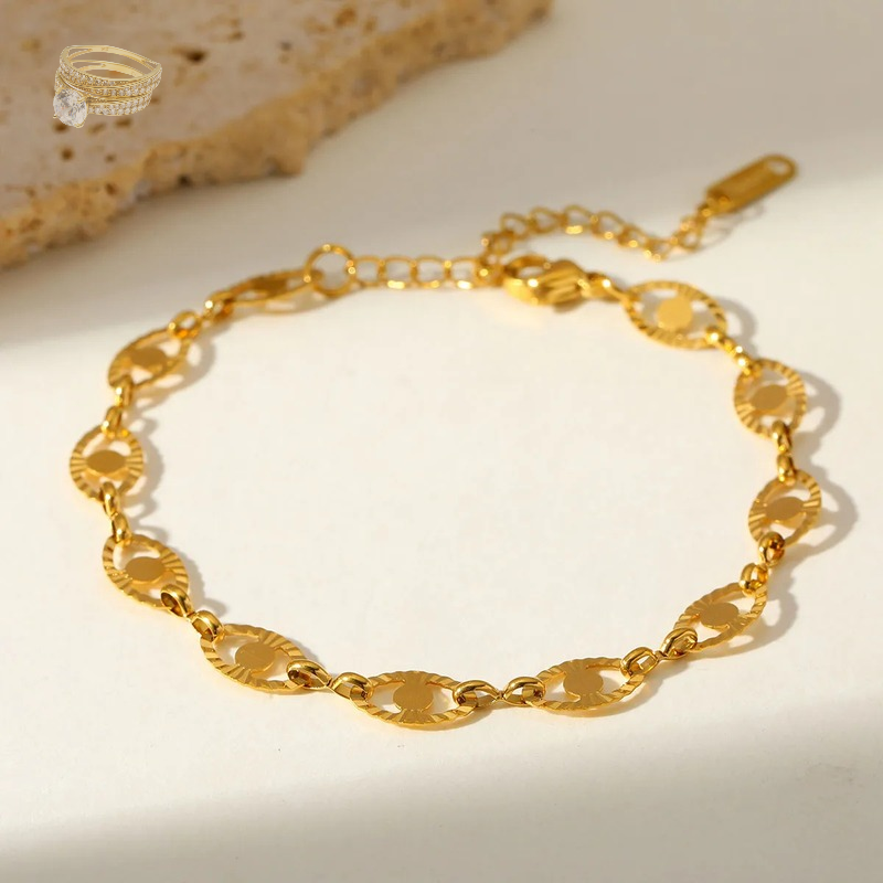 Women’s Elegant 18K Gold Plated Bracelet