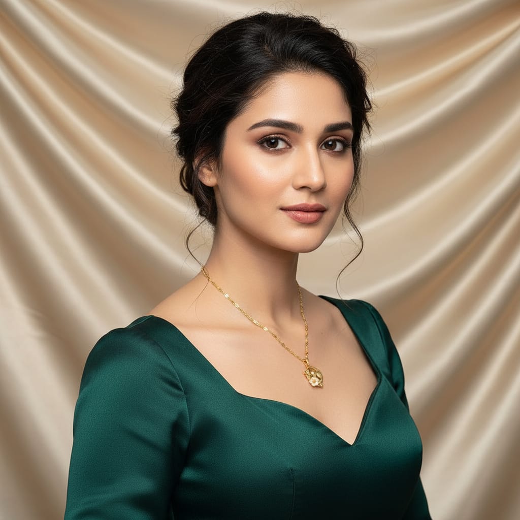 Elegant sunflower pendant necklace with zircon inlay, perfect for daily wear.